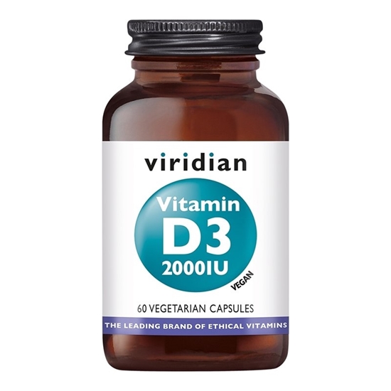 VIRIDIAN VITAMIN D3 2000 IU 60 VEGA CAPS